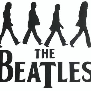 Beatles 5&quot; car window/laptop sticker