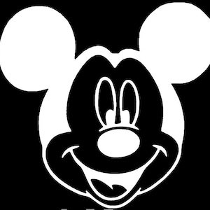 Mickey Mouse Vinyl Window Sticker - Etsy