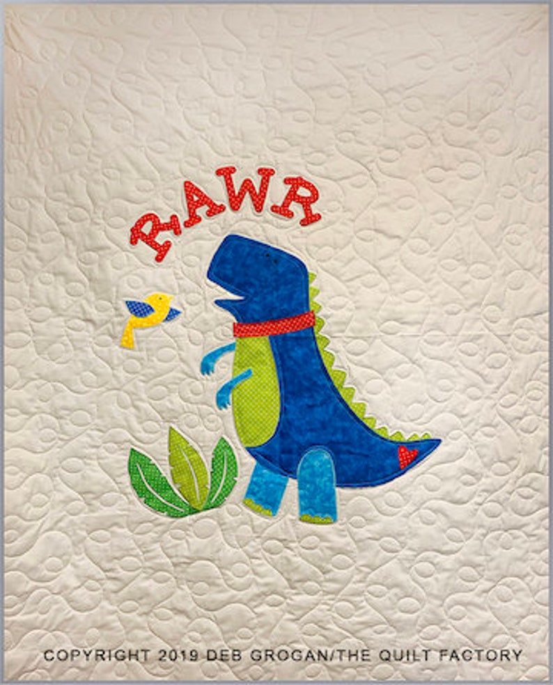 Baby dinosaur appliqu\u00e9 design Cute Dino appliqu\u00e9 dinosaur appliqu\u00e9