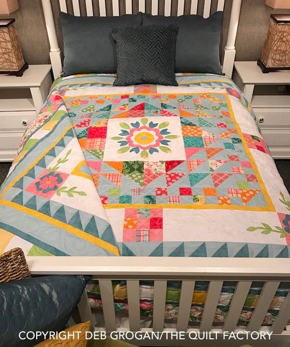 Floral Whimsy Quilt Kit Etsy