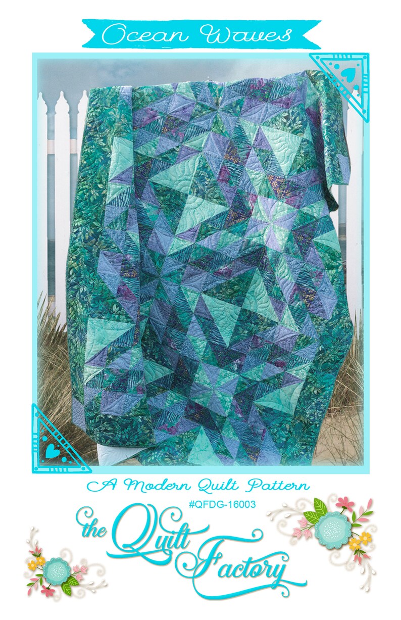 Ocean Waves Downloadable Quilt Pattern