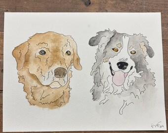 Double Pet Portrait