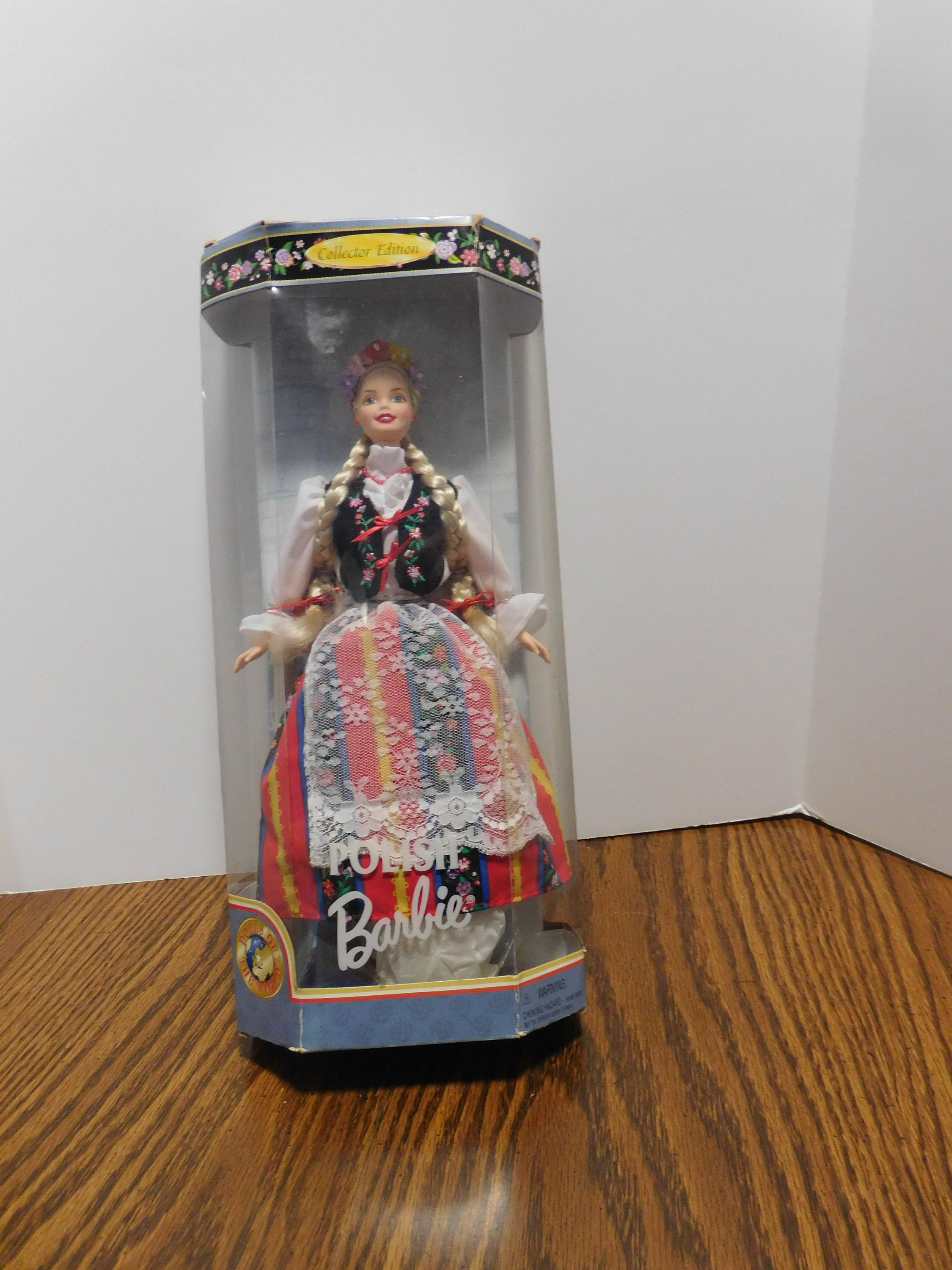 Redenaar bovenstaand richting Polish Barbie Collector's Edition Dolls of the World - Etsy