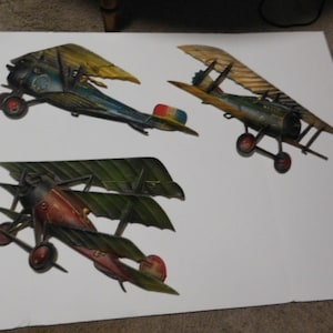 Planes , planes, planes Metal Wall Decor set of 3