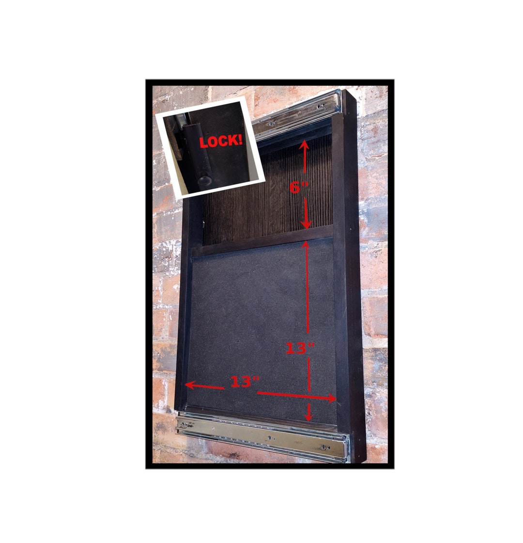 Low Profile Concealment Case With Tactical Shelf, Universal Will Fit on ...