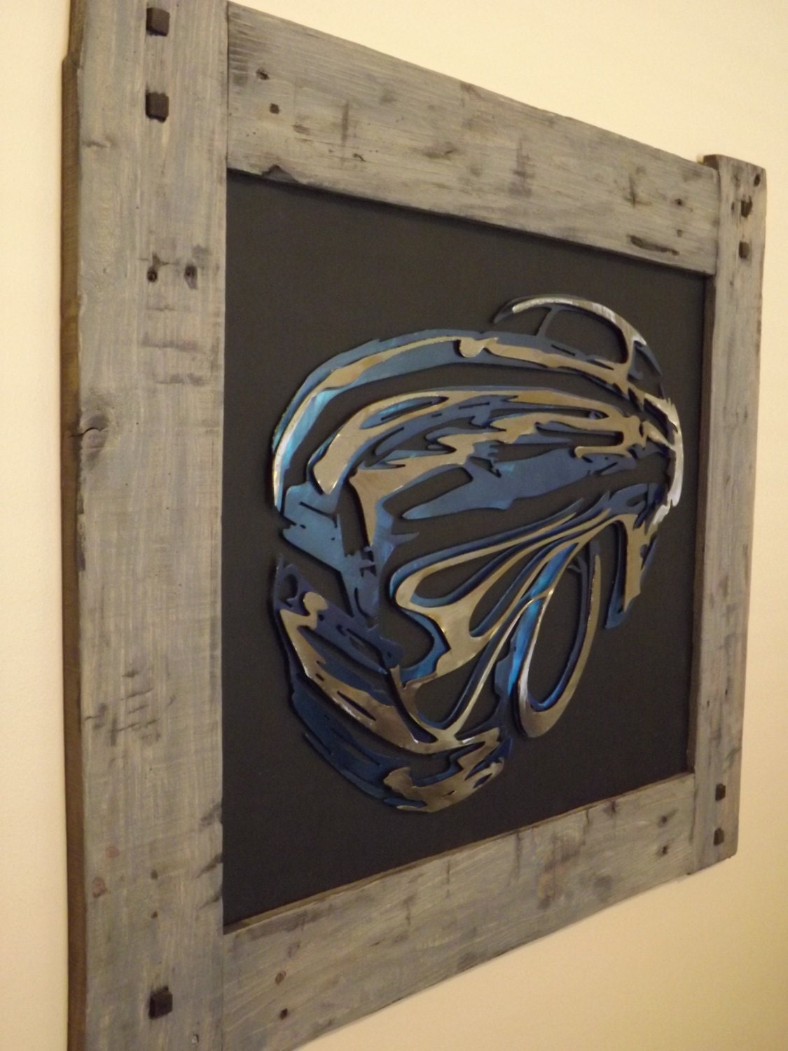 Rustic Reclaimed Pallet Wood Frames Distressed/glazed Made Etsy