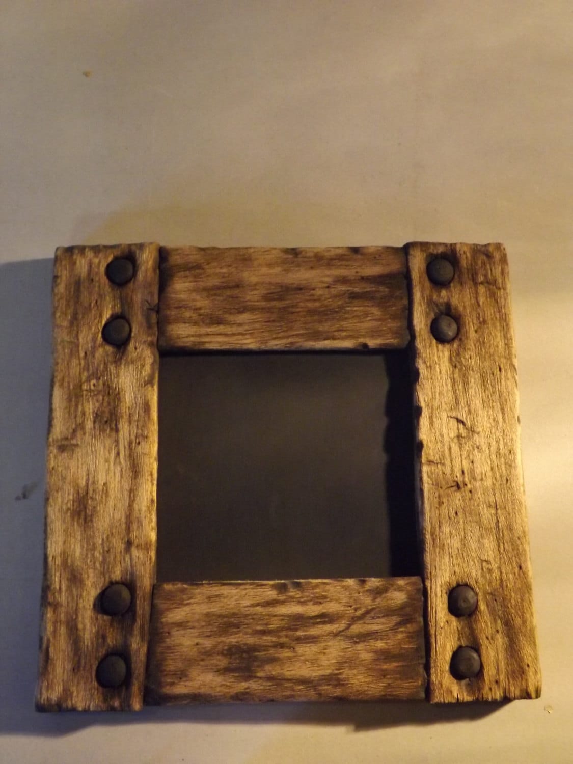 Rustic reclaimed pallet wood frames distressed/glazed made Etsy