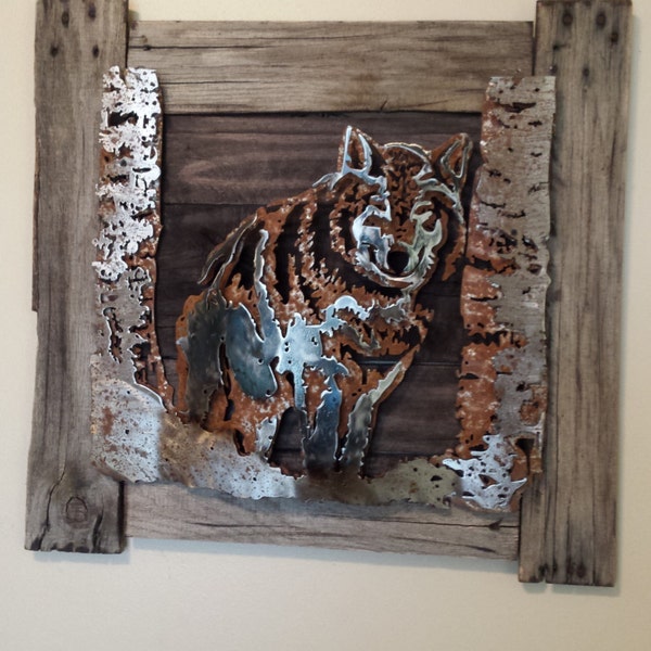 Wildlife Metal Art Etsy