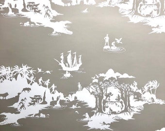 Peter Pan Wallpaper Etsy