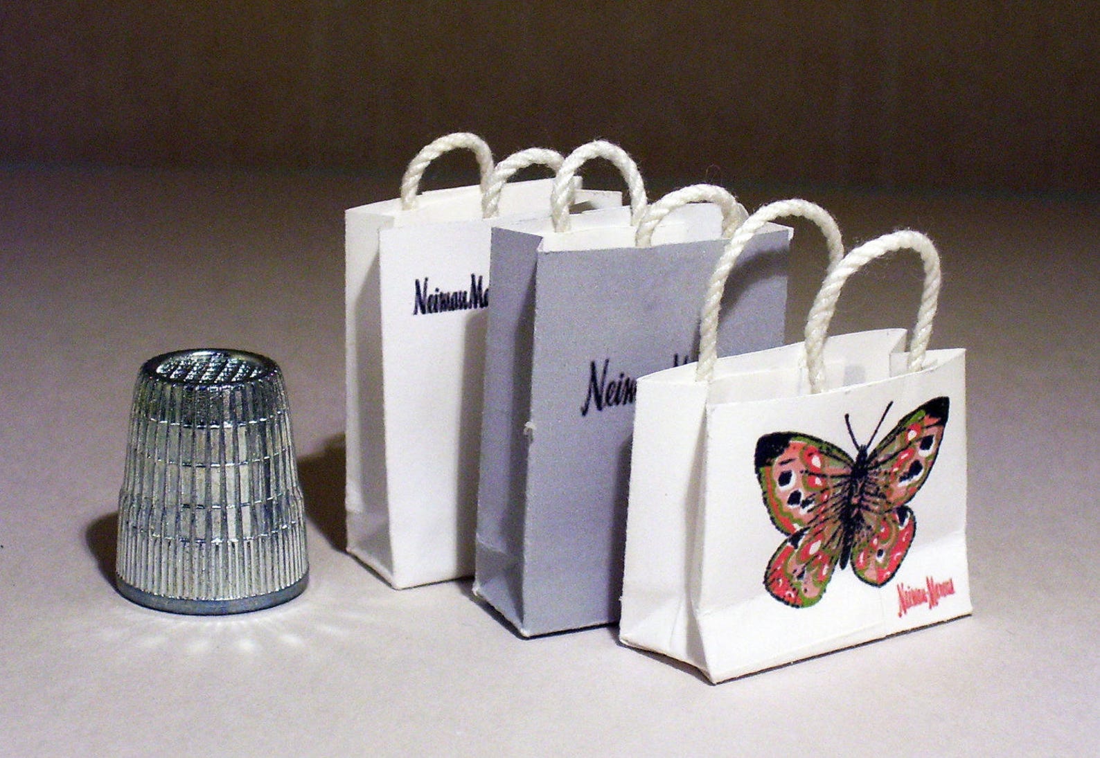 Neiman Marcus Shopping Bag and Gift Box Set Dollhouse Etsy
