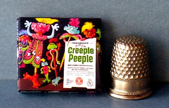 Creeple People Thingmaker Toy Box - Doll House Miniature  1:12 scale Dollhouse Accessory - 1960s Dollhouse Haunted House Halloween game toy