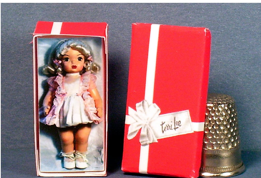 Terri Lee Doll Box - Dollhouse Miniature 1:12 Scale= - 1950s Retro