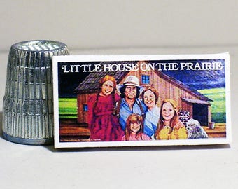 Little House on the Prairie Game - Dollhouse Miniature  1:12 scale - Game Box and Game Board  Dollhouse Accessory  1970s Dollhouse girl game