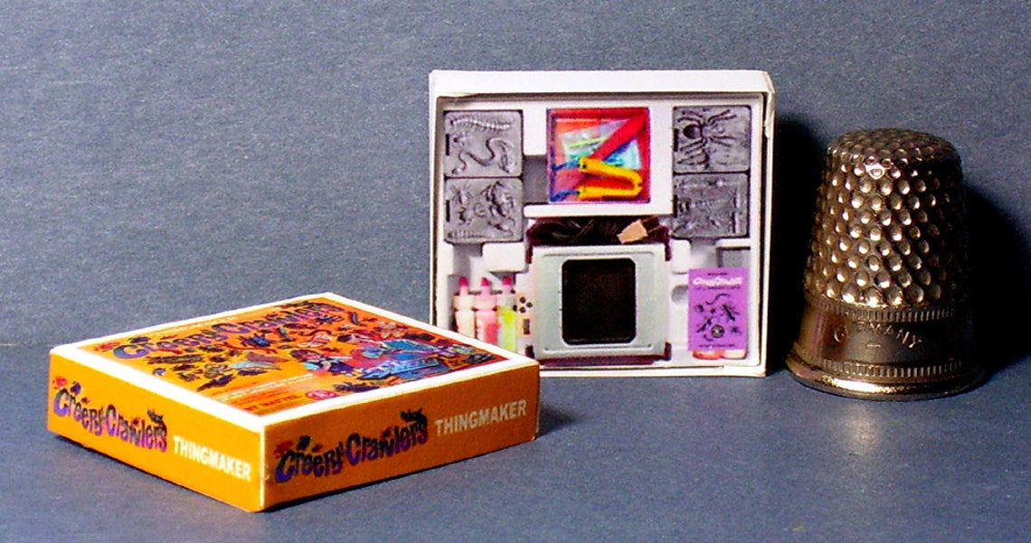 Creepy Crawlers Thingmaker Toy Box Dollhouse Miniature Etsy