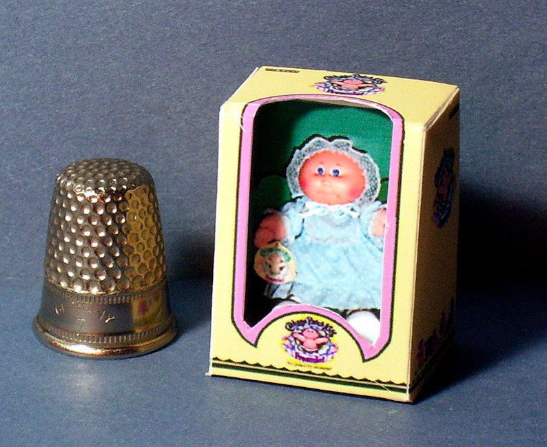 Cabbage Patch Preemie Girl Doll Box – Dollhouse Miniature, 1:12 Scale - PLEASE read the description!