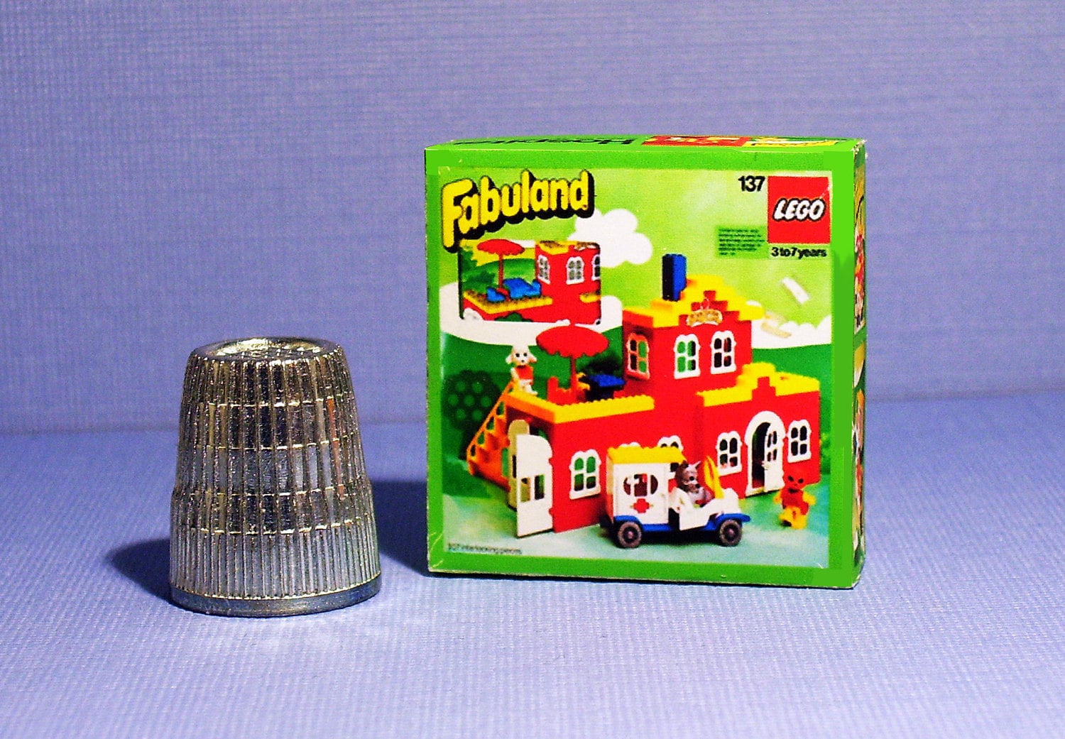 Lego Fabuland Hospital Box Doll House Miniature 1 12 Scale Dollhouse Accessory Miniature Box Replica 1980s Dollhouse Lego Box Etsy