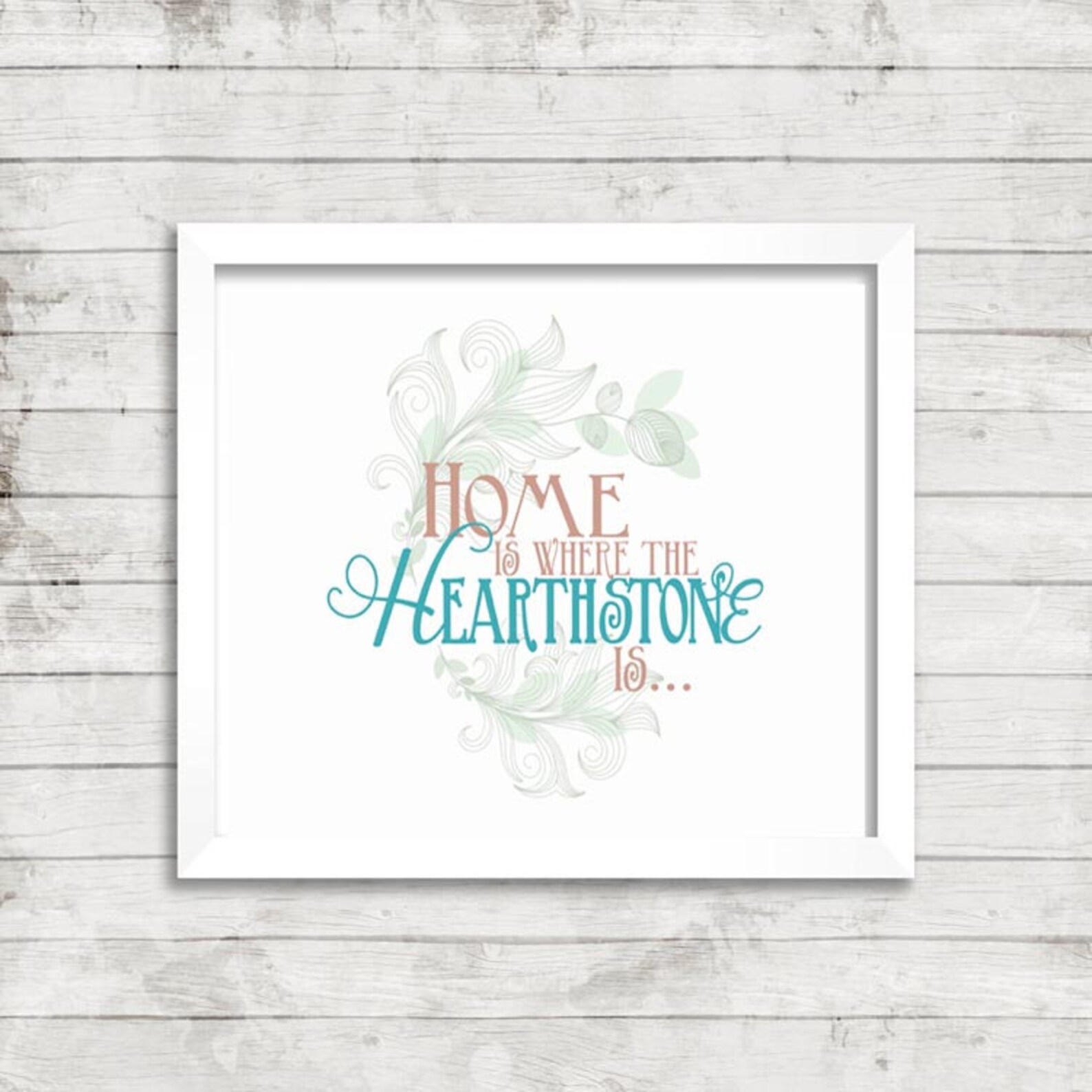 Home is Where the Hearthstone Is Warcraft Hearthstone Video Etsy