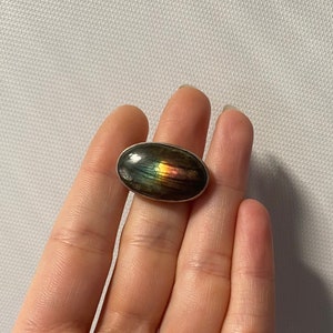 Labradorite Silver Ring