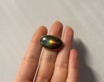 Labradorite Silver Ring