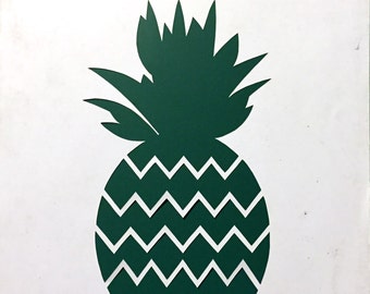 Paper cutting template, personal use, pineapple template, DIY paper cut, paper art, fruit template, pun papercut template, fruity template