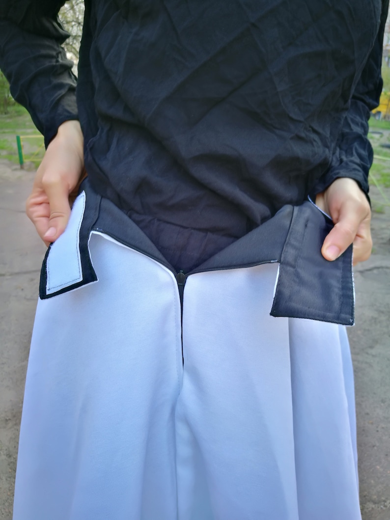 Two colours Sufi Skirt, Skirt for Whirling image 8