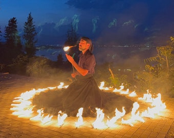 Fire Skirt with small fire sticks