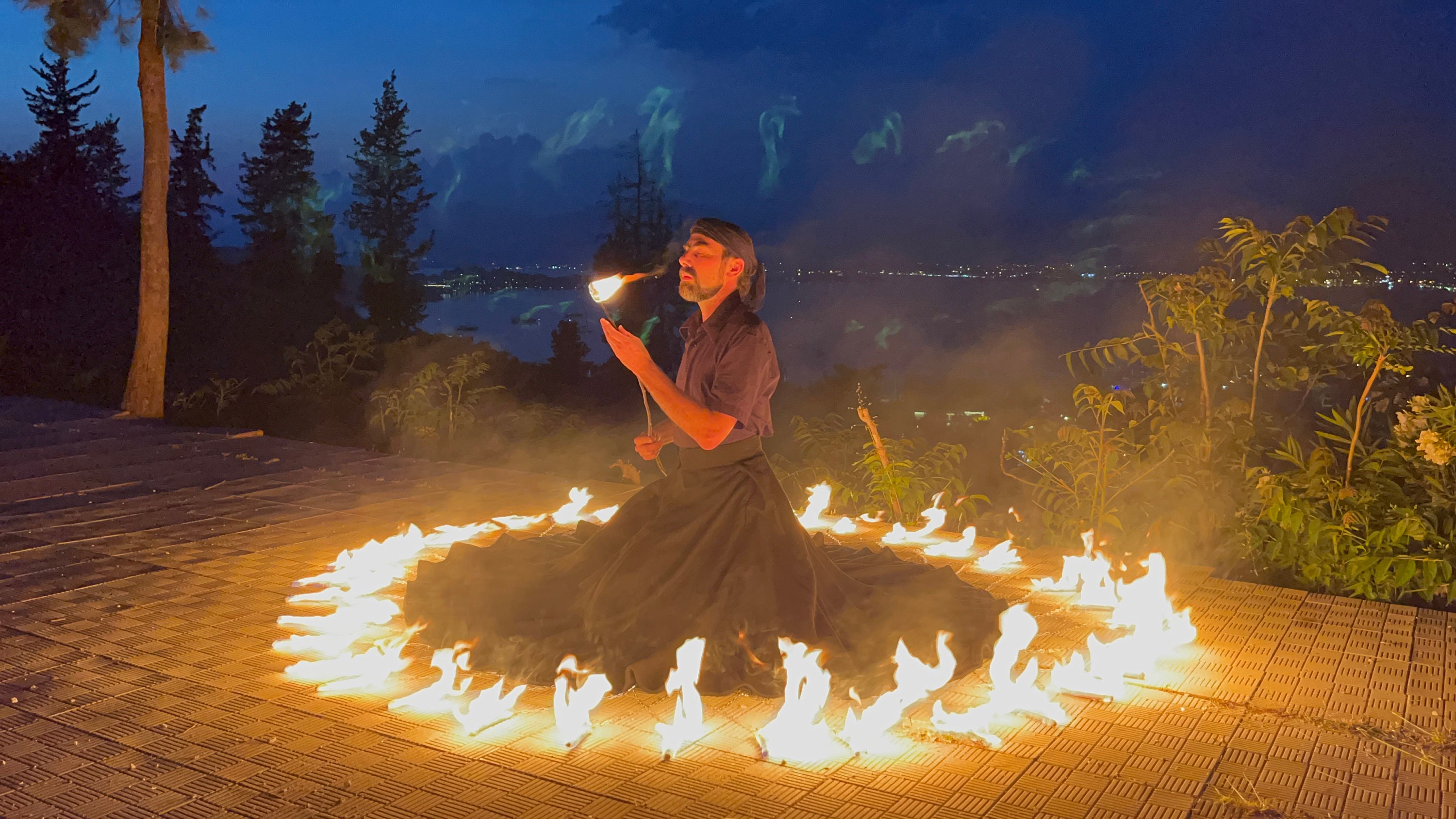 Fire Skirt With Small Fire Sticks Etsy