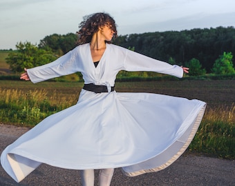 Whirling Costume, Dervish Costume, Dress for Whirling