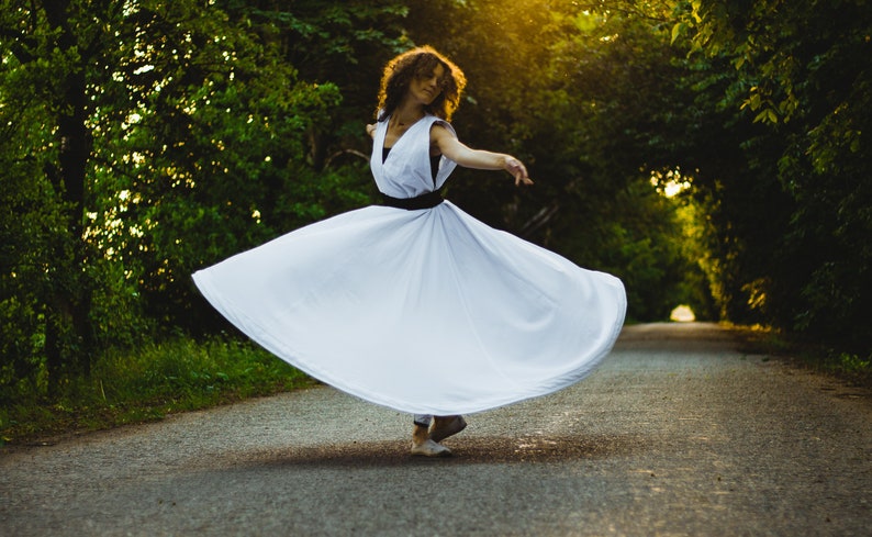 Whirling Costume, Dervish Costume, Dress for Whirling image 3