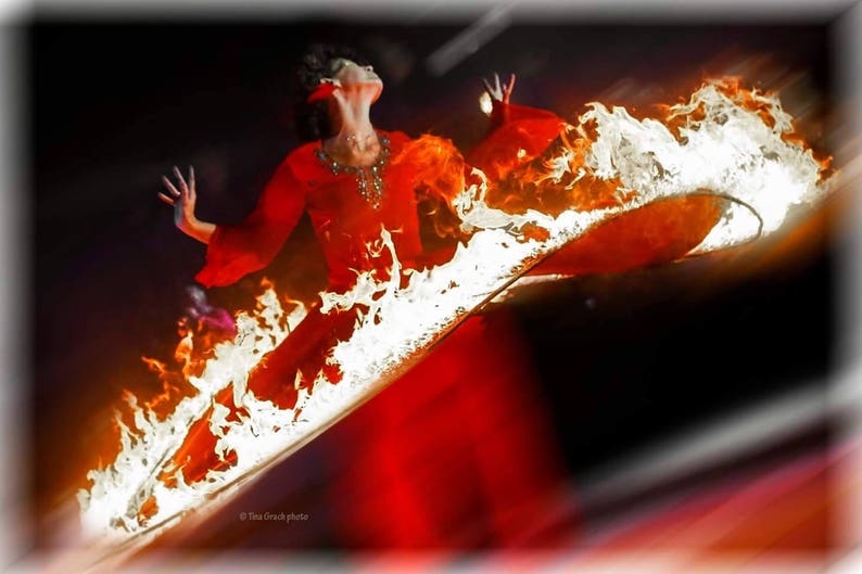 Fire Skirt with Kevlar, fire sufi skirt, dervish fire skirt image 2