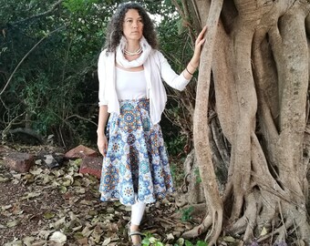 INDIAN FLOWERS, Woman's skirt
