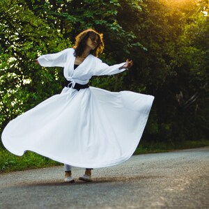 Whirling Costume, Dervish Costume, Dress for Whirling image 2