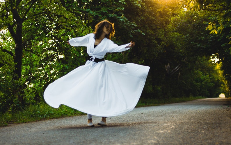 Whirling Costume, Dervish Costume, Dress for Whirling image 2