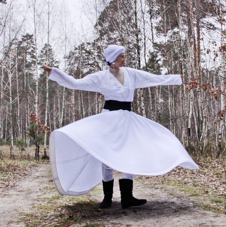 Whirling Costume, Dervish Costume, Dress for Whirling image 6
