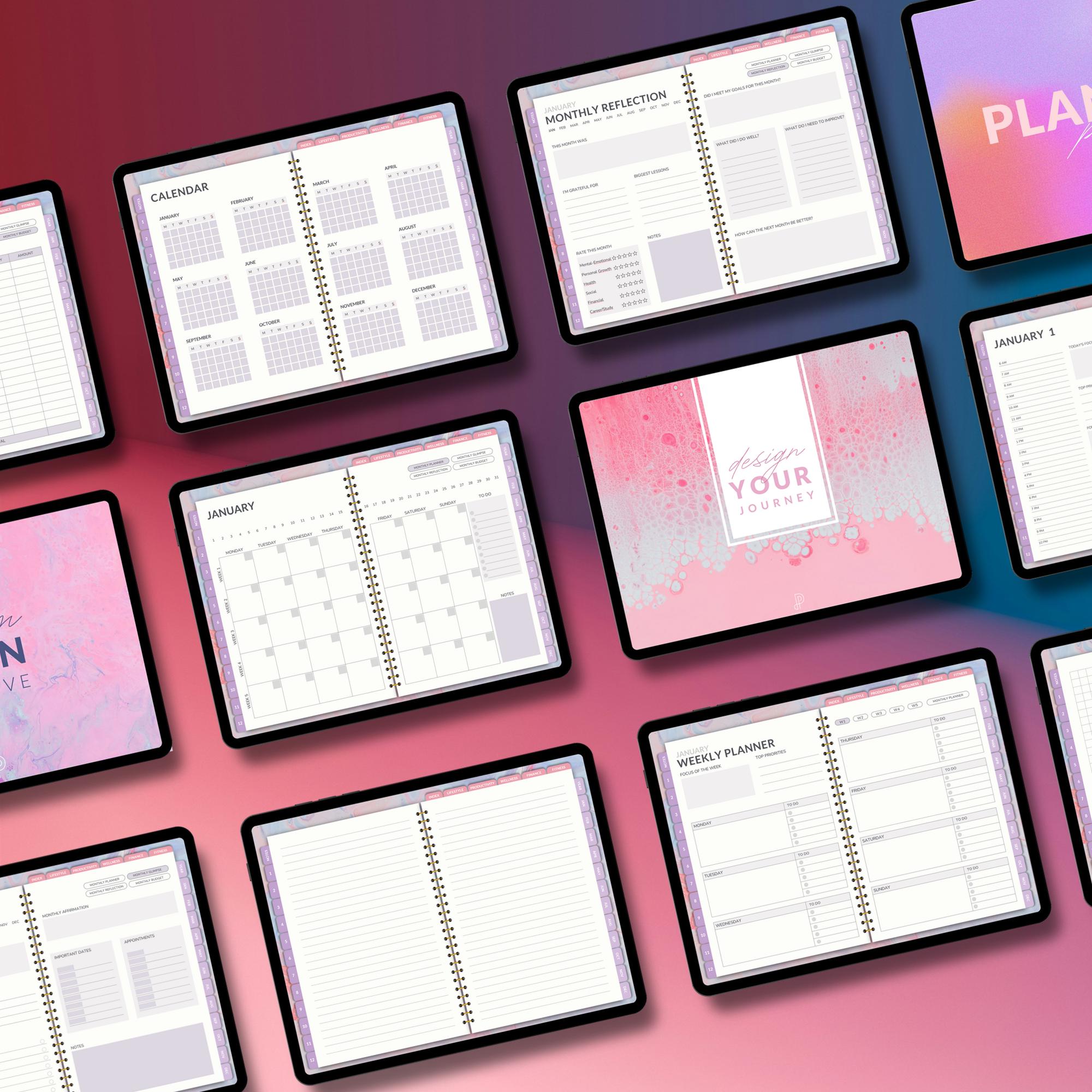 Digital Planner 2026 + Undated | All-in-one iPad Android Planner ...
