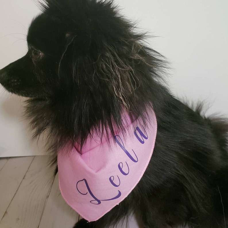 Personalized Pet Bandanas Personalized Dog Bandana Custom Etsy