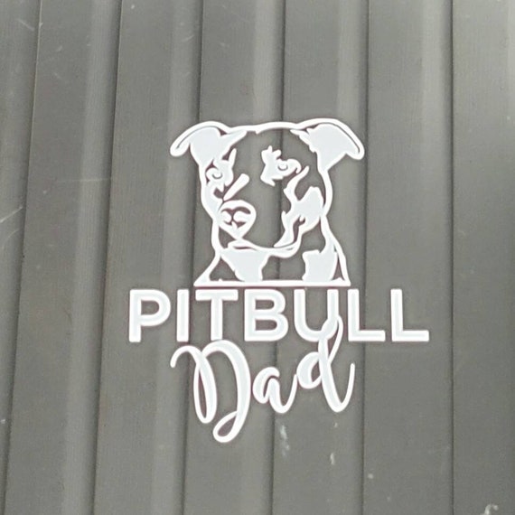 pitbull dad decal