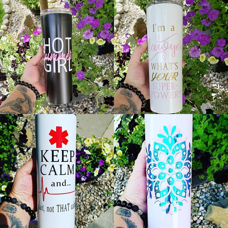 Customizable Tumbler With Straw Personalized Tumbler Etsy