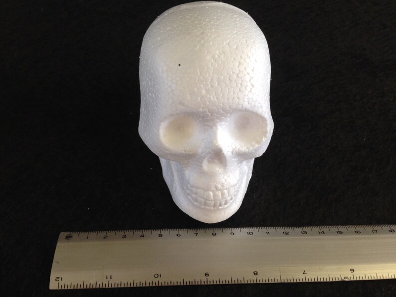 Foam styrofoam Skull ORDER OF 2 Etsy