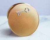 21st Birthday Gift, Powder Compact, Emrich Compact, Combination Powder Case, Makeup Mirror, Gifts for Makeup Lover, Keepsake - 1950s 1960s