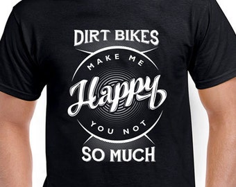 Funny Trucker T Shirt Trucks Make Me Happy You Not so Much | Etsy