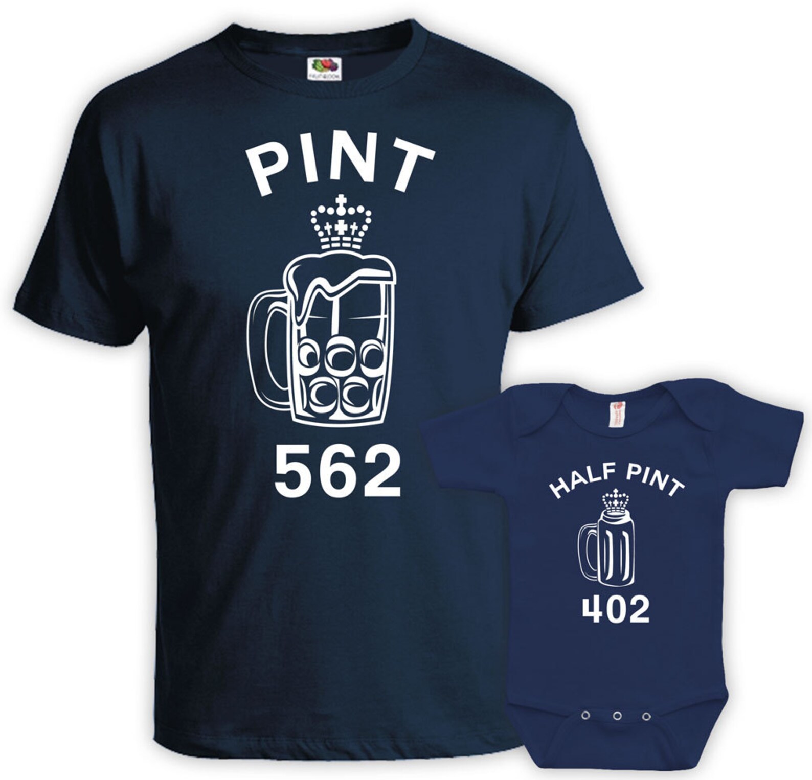 Matching Father and Baby Father and Son Matching Shirts Pint Etsy