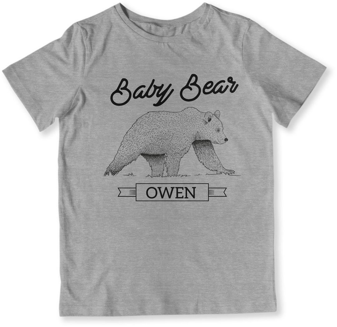 Baby Bear Shirt Custom T Shirt Baby Bear Outfit Baby Boy Shirt Etsy