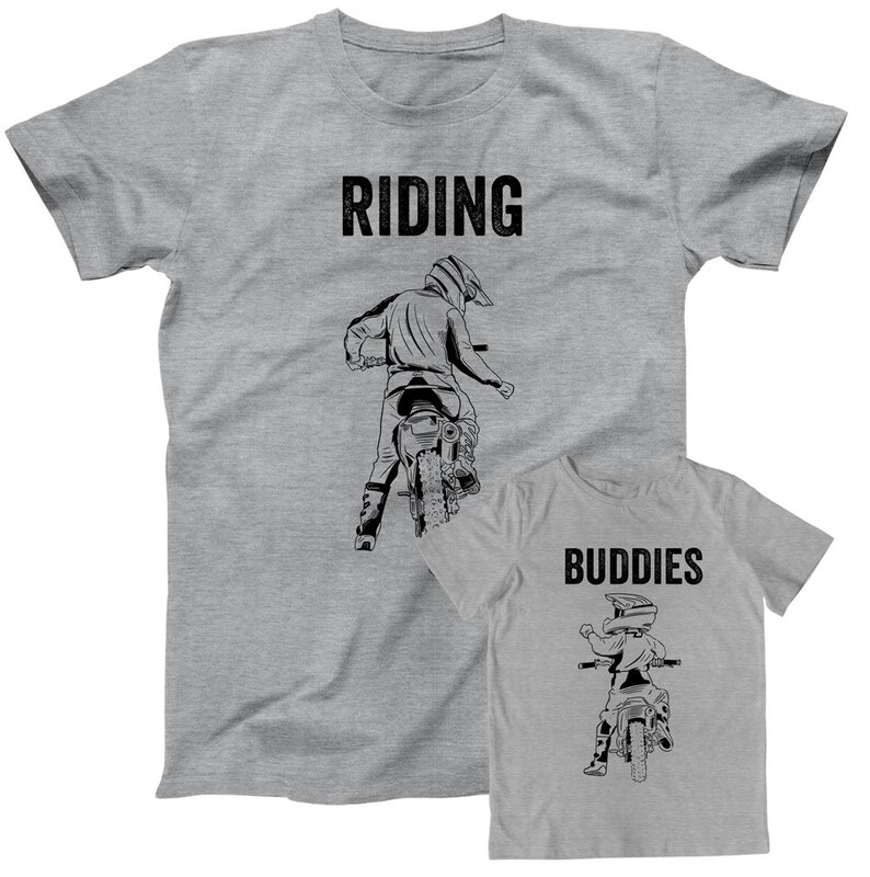 Father and Son Riding Buddies Matching Tshirts Dad and Son Etsy Canada