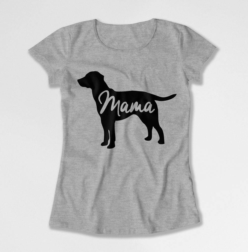 New Puppy Present for Her Dog Lover Gift Labrador Mama T-Shirt Lab Mum Tshirt for Women Labrador Retriever Mom Shirt