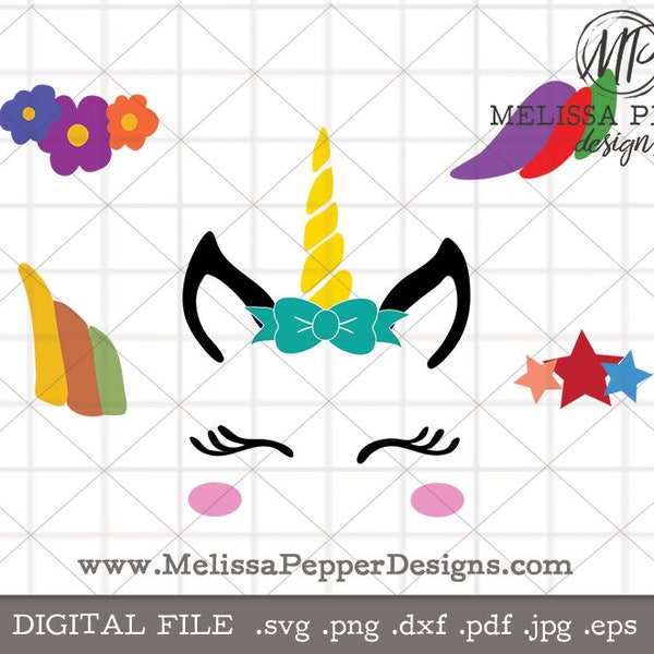 Unicorn Bangs Svg - Etsy