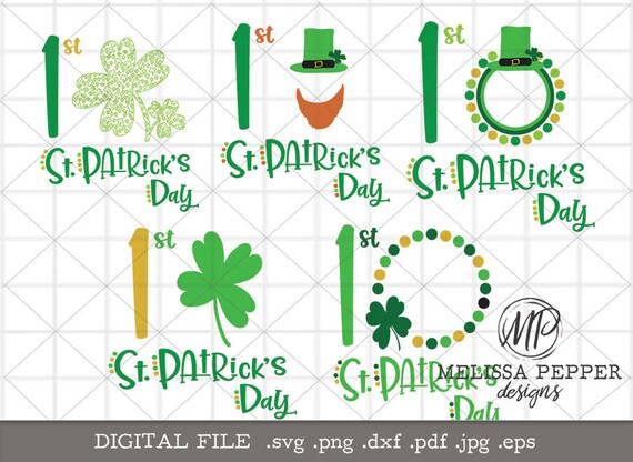 svg first st patricks day1st st patricks day designbaby etsy st patrick design