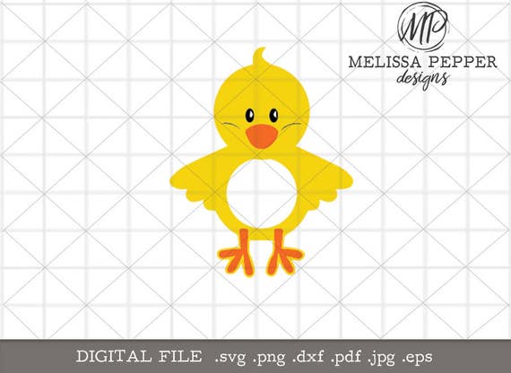 Easter Chick Monogram svg,Digital File,SVG ,Easter SVG,Easter Basket design,Chick SVG,Easter shirt design,Spring Chicken design