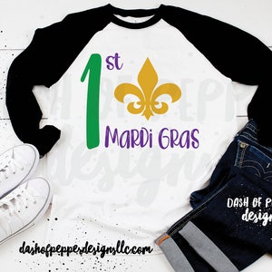 1st Mardi Gras SVG - Fleur de lie svg