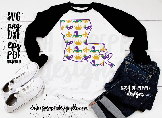 Download Mardi Gras Svglouisiana Mardi Gras Designmardi Gras Shirt Etsy